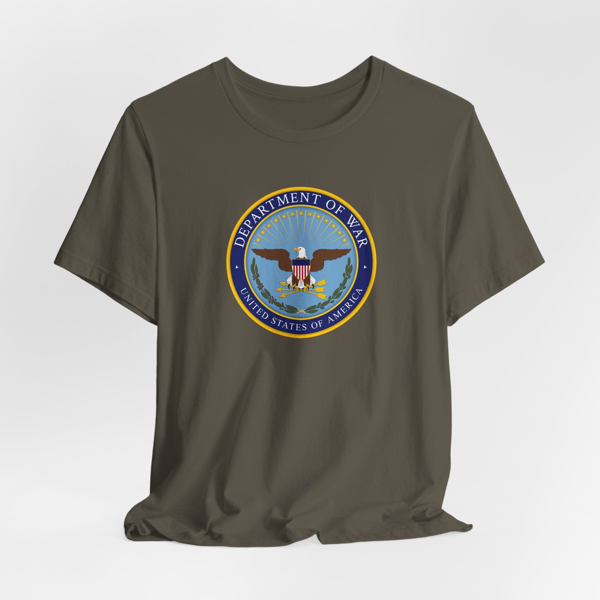 Department of War Seal T-Shirt — Vintage Military Emblem Tee