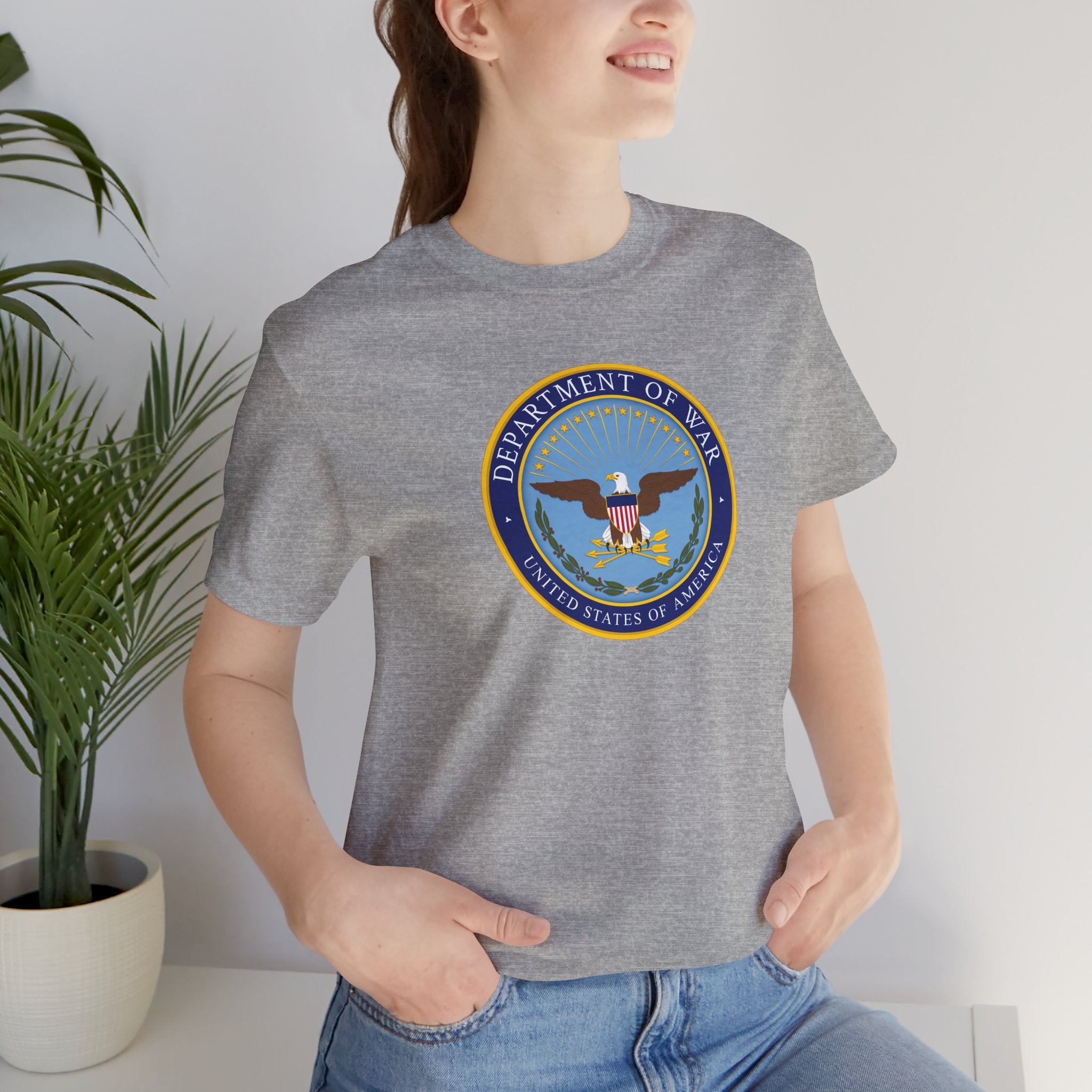 Department of War Seal T-Shirt — Vintage Military Emblem Tee
