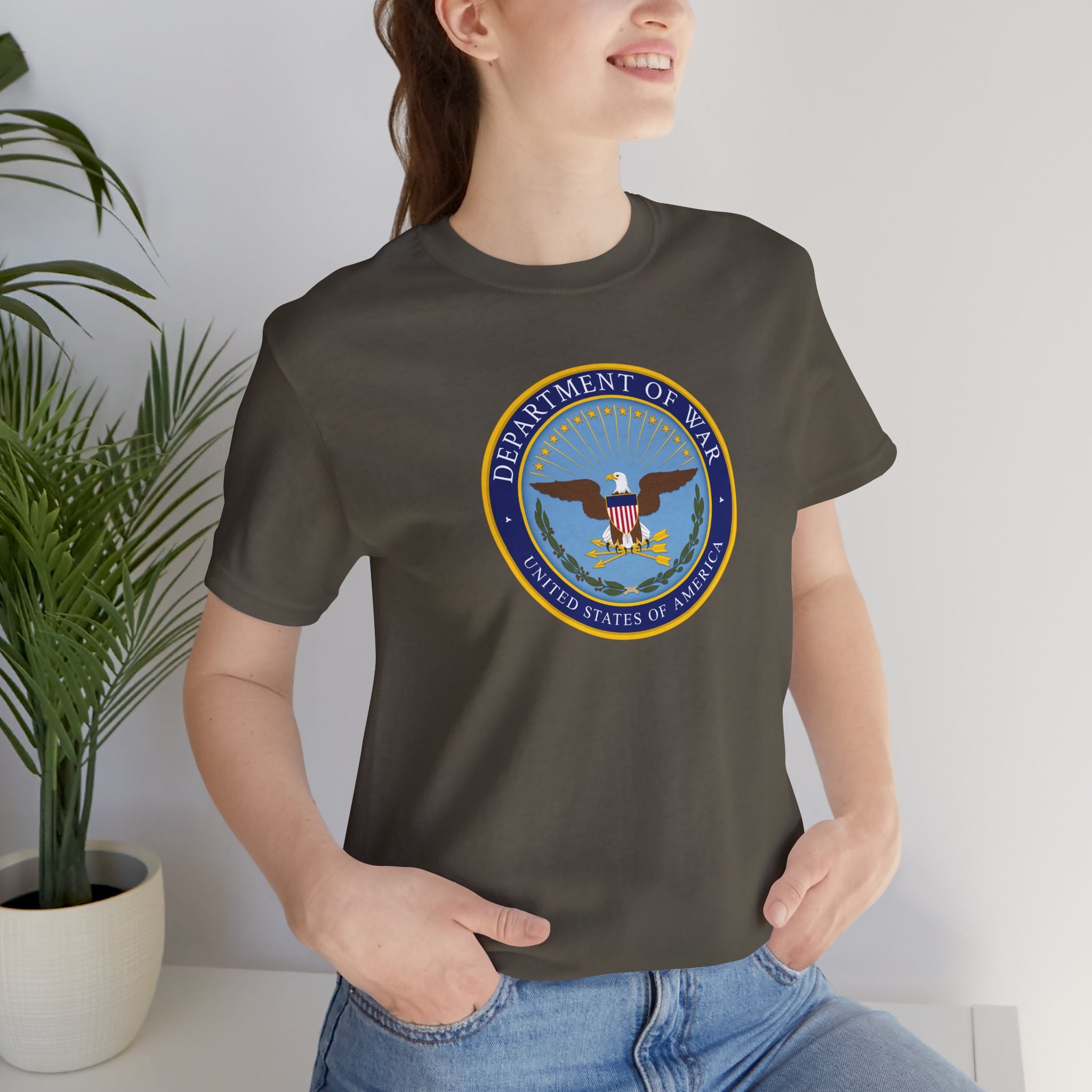 Department of War Seal T-Shirt — Vintage Military Emblem Tee