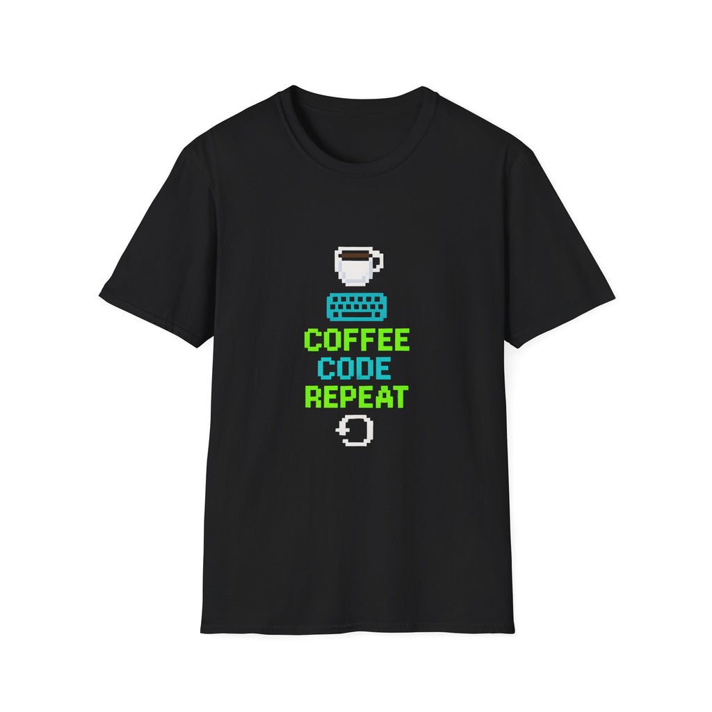 Coffee Code Repeat T-Shirt