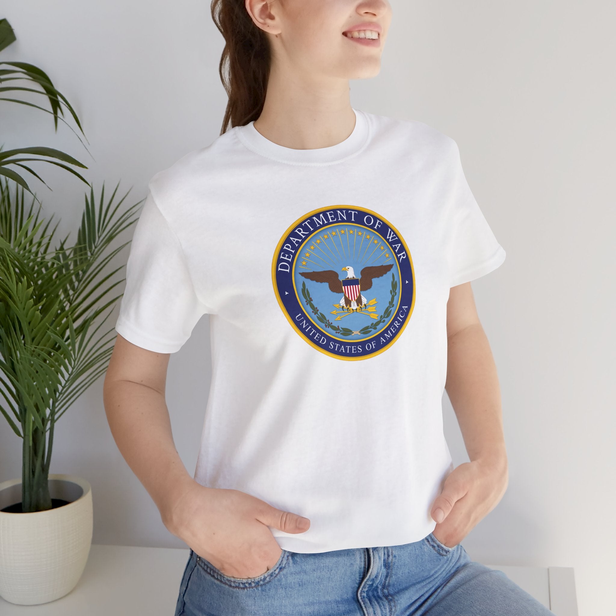 Department of War Seal T-Shirt — Vintage Military Emblem Tee