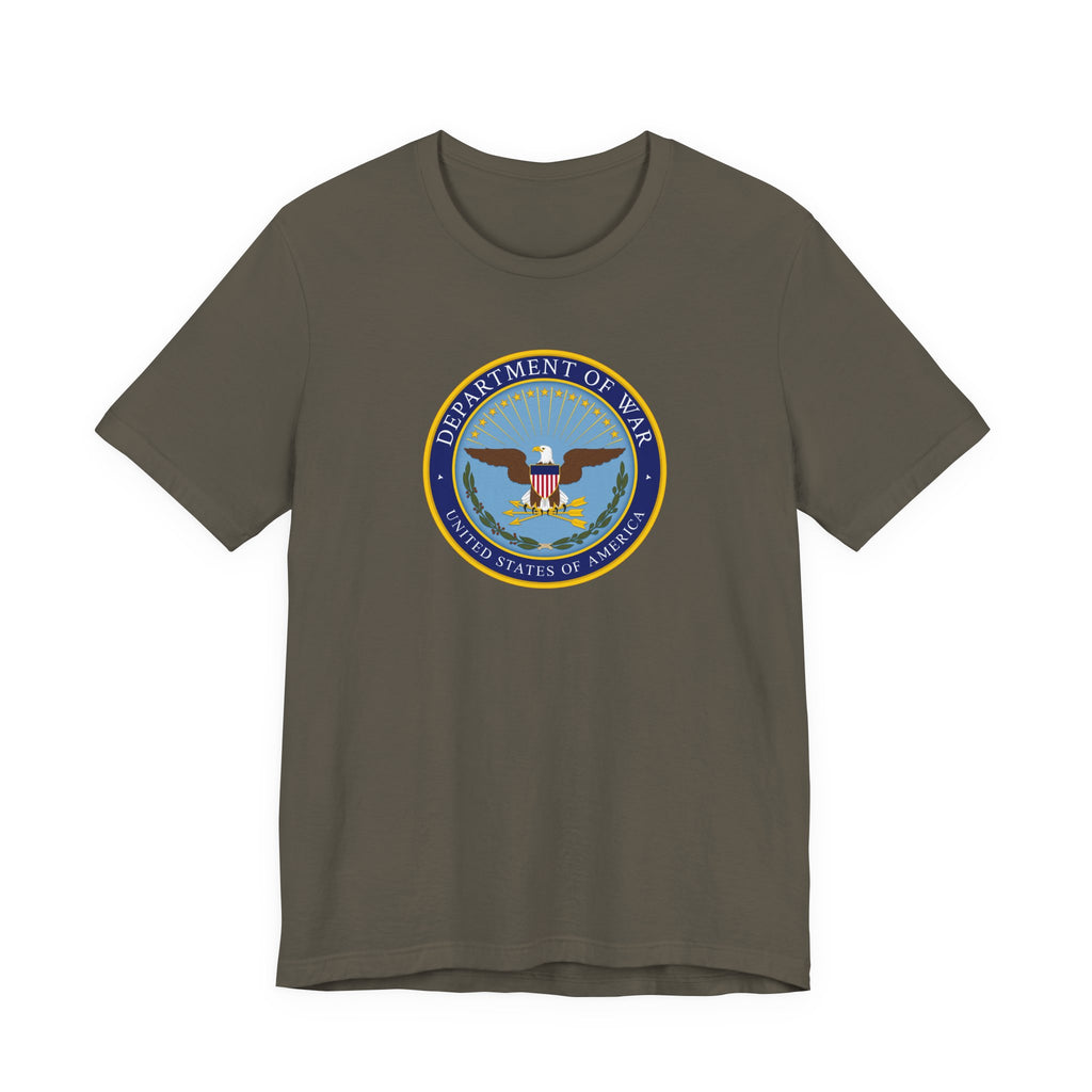 Department of War Seal T-Shirt — Vintage Military Emblem Tee
