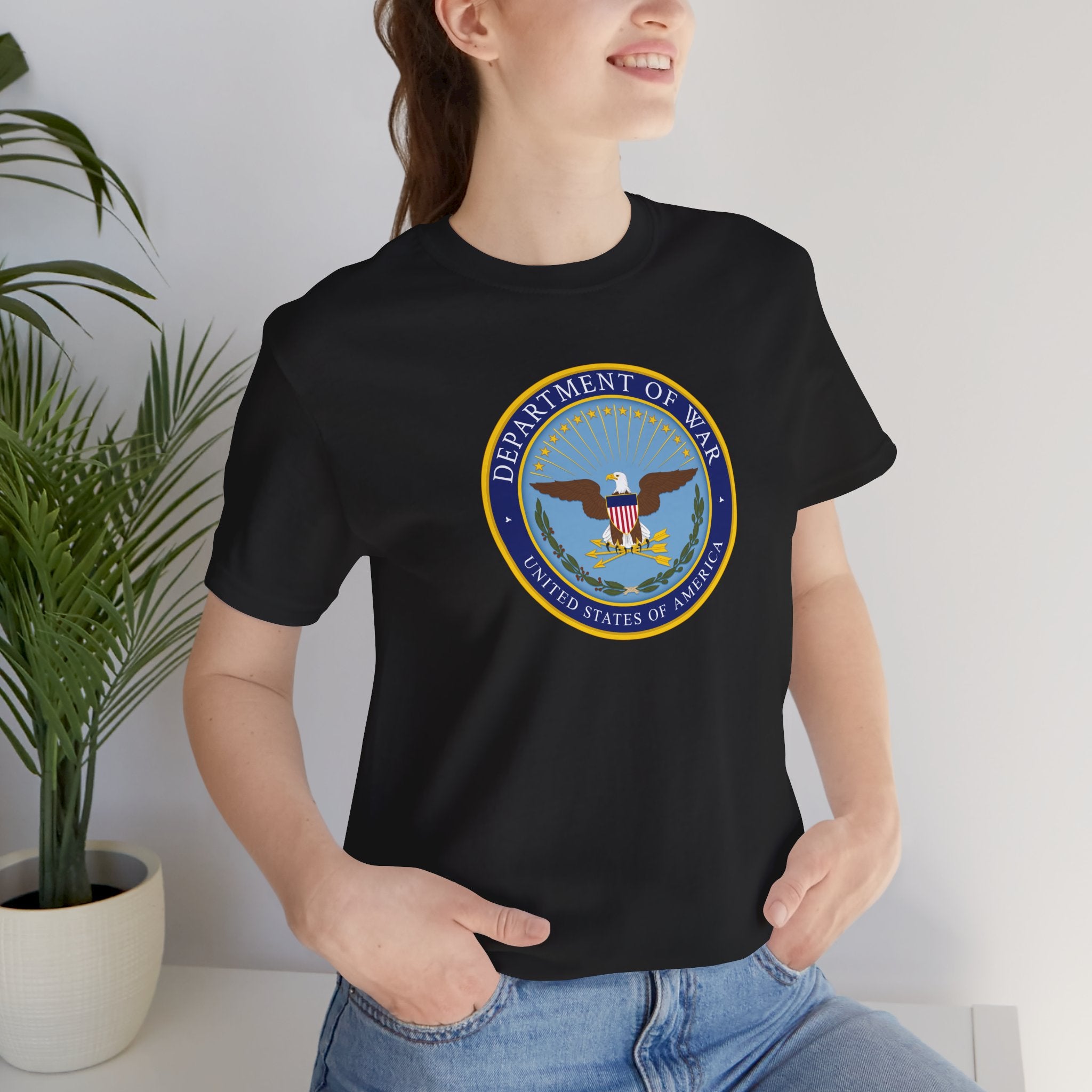 Department of War Seal T-Shirt — Vintage Military Emblem Tee
