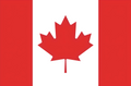 Canadian flag sticker (Choose a size)