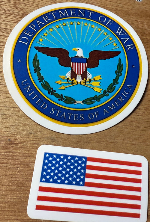 Department of War sticker (Choose a size)