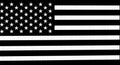 Subdued American flag sticker (Choose a size)