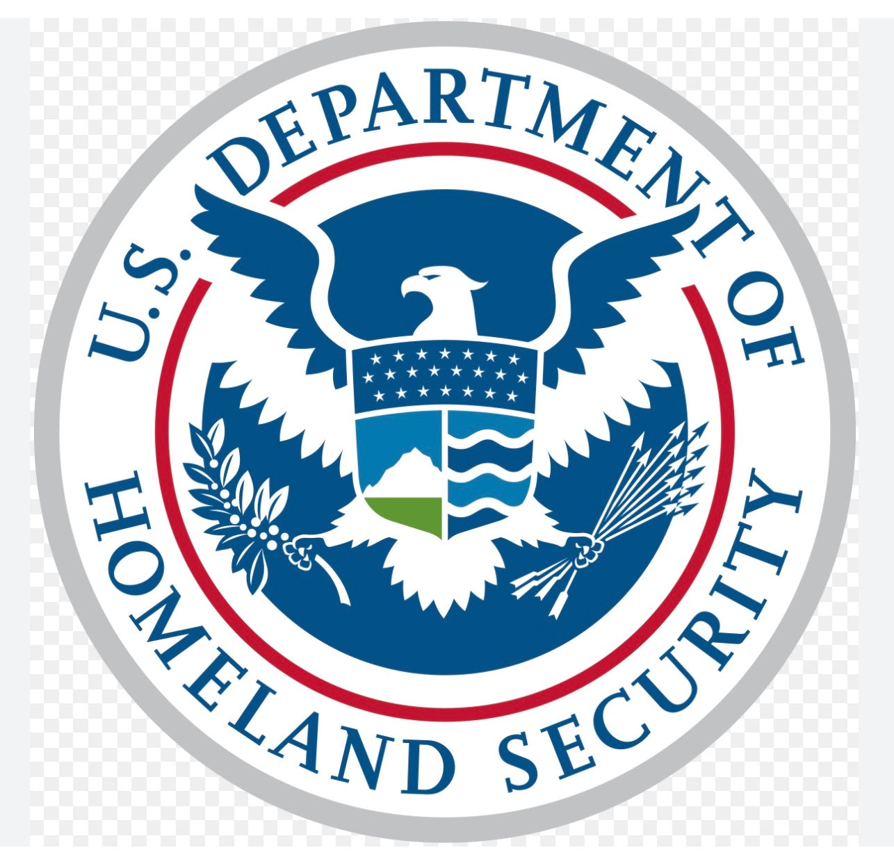 Homeland Security sticker (Choose a size)