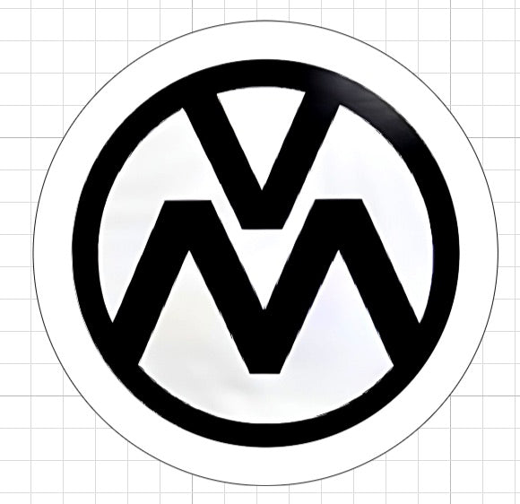 Sticker Von Mart initials