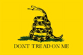 Gadsden Flag sticker (Choose a size)