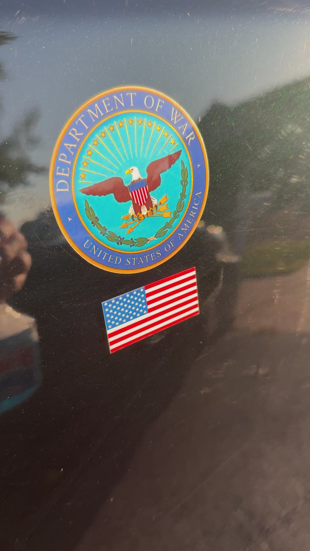 Department of War sticker (Choose a size)