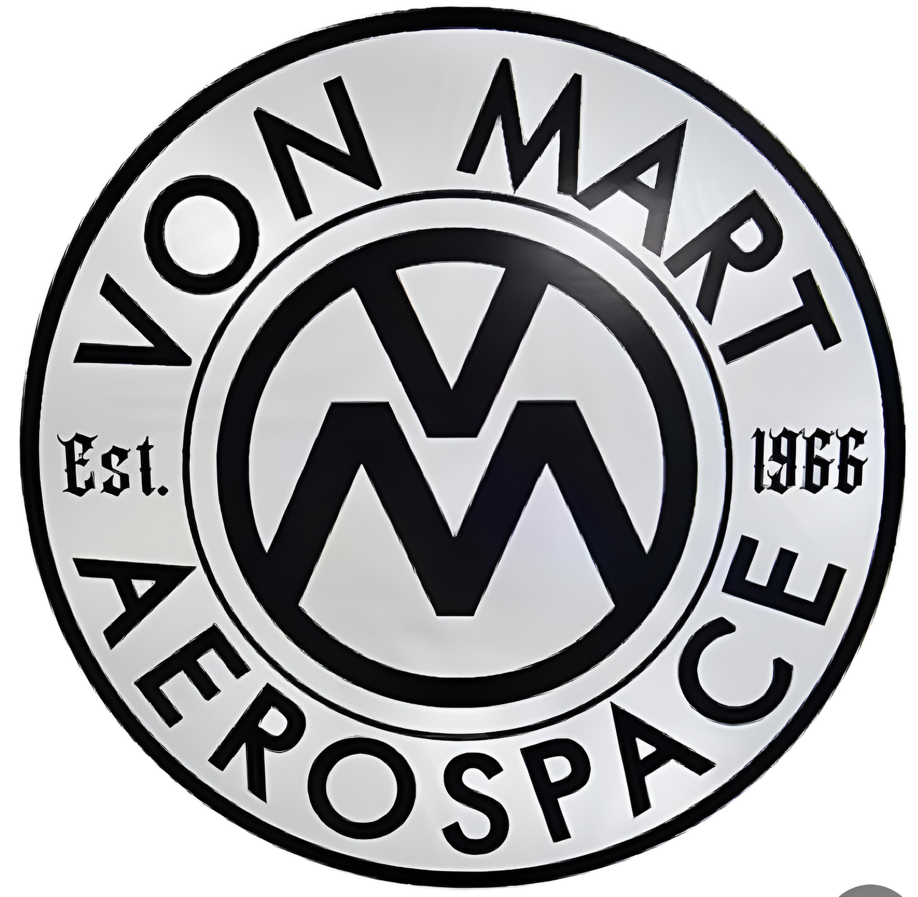 Sticker Von Mart greyscale